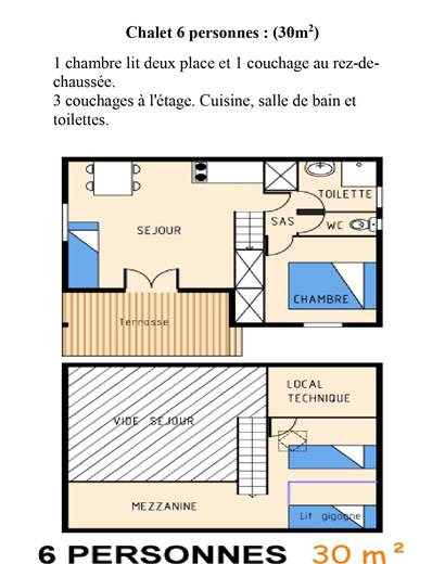 Chalet 6 personnes