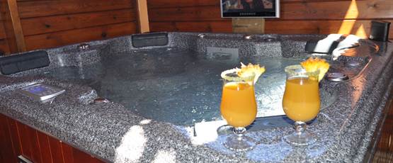 jacuzzi Privé bungalow Premium