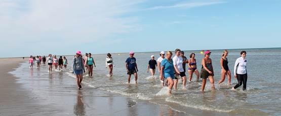 Marche dans l'eau