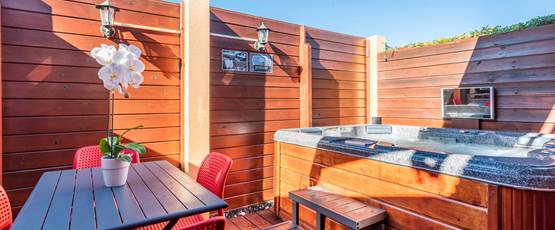 Terrasse privé Bungalow Premium Spa