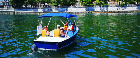 Bateau sans permis - Les Capitaineries de Namur