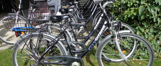 location de vélo au sein de l'hôtel