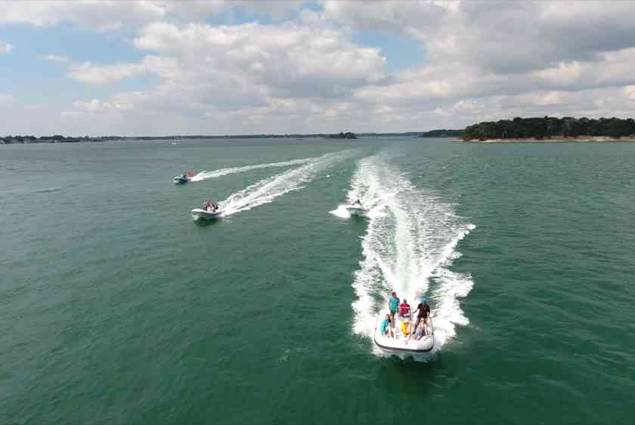 Rallye Nautique en bateaux à moteur avec Nautic Sport
