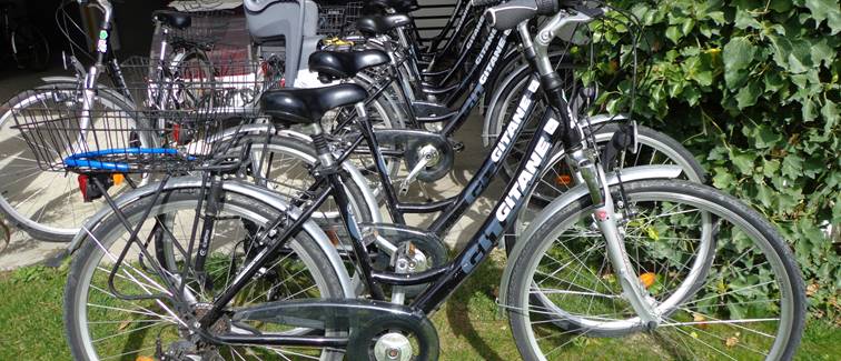 location de vélo au sein de l'hôtel