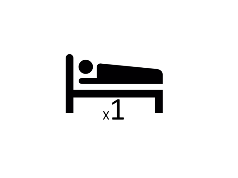 chambre 1 lit simple