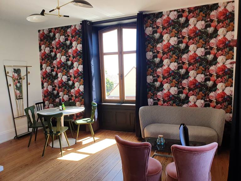 Le salon de l'appartement