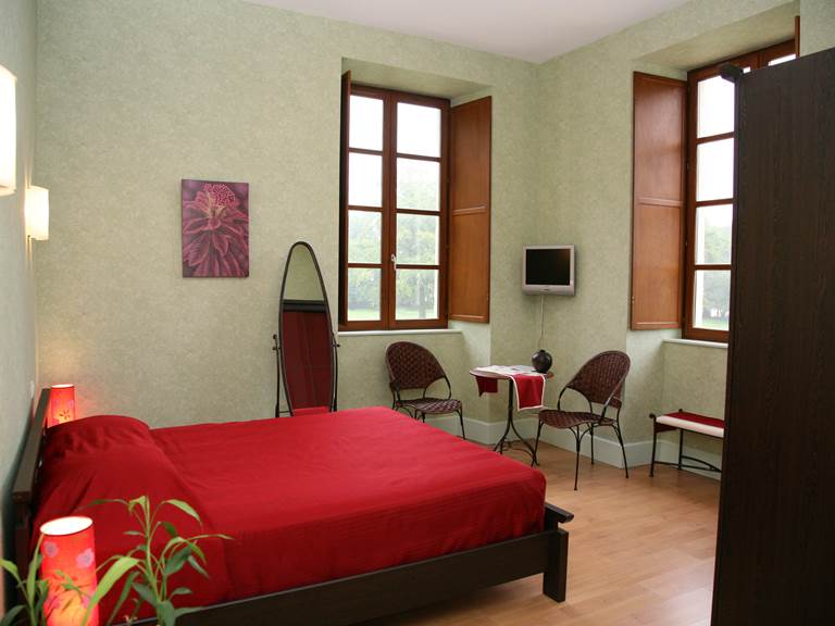 Chambre avec vue sur le parc