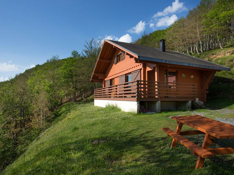 Chalet vu de l'extérieur