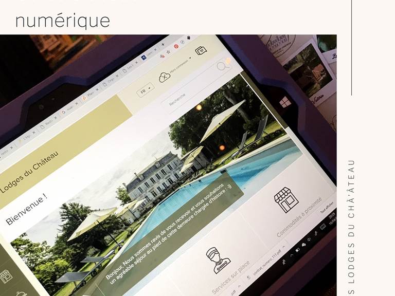 Les Lodges du Château Guide accueil numérique