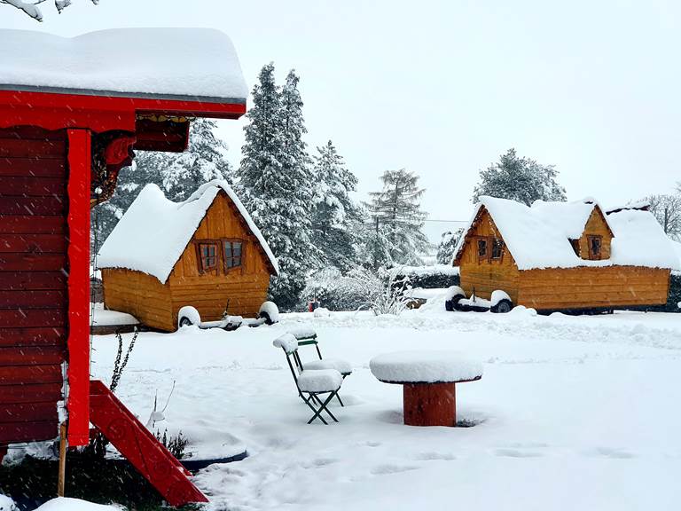 roulotte, pipowagen, hiver jalhay