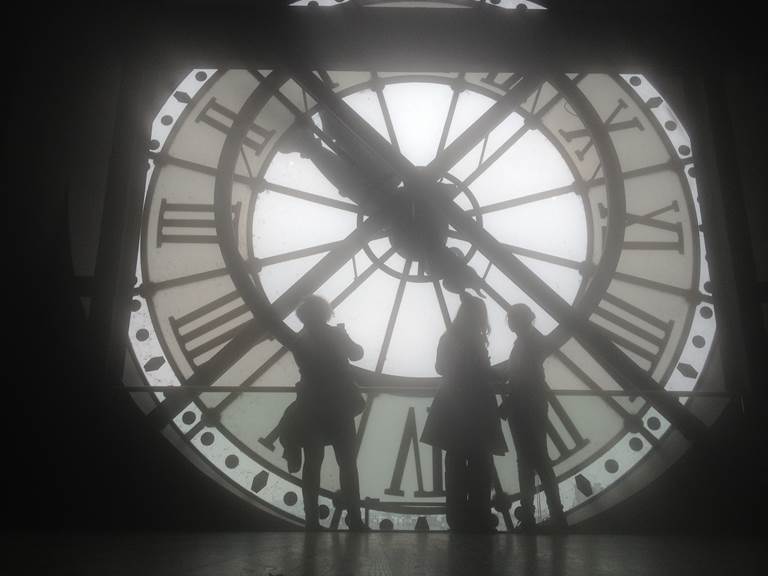 The clock of Orsay Museum reminding us that it used to be a railway station...