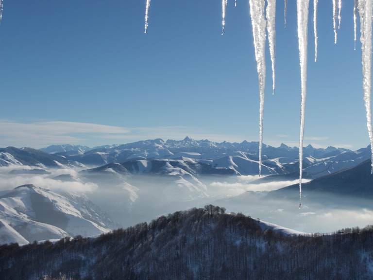 Depuis le chalet vue à couper le souffle