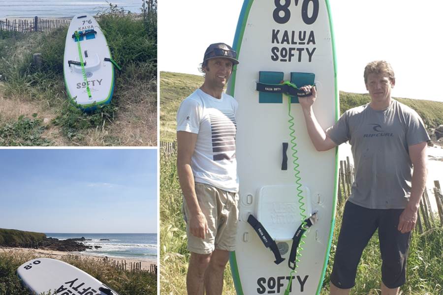 Concept Sport Émotion _ Waveski gonflable _ Kalua Softy _ Mathieu et Yoann
