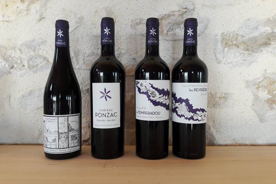Les vins du Château Ponzac