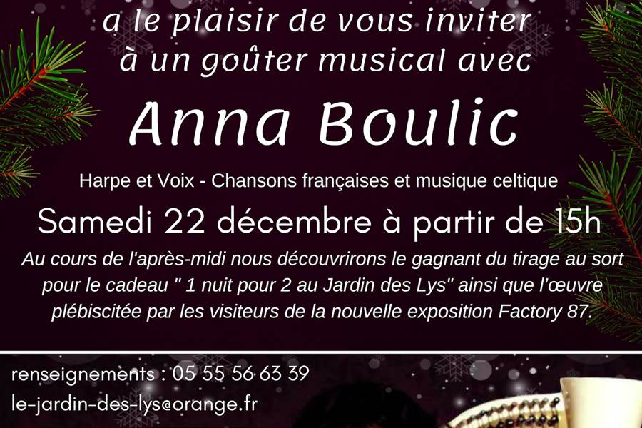 Anna Boulic, harpe et voix