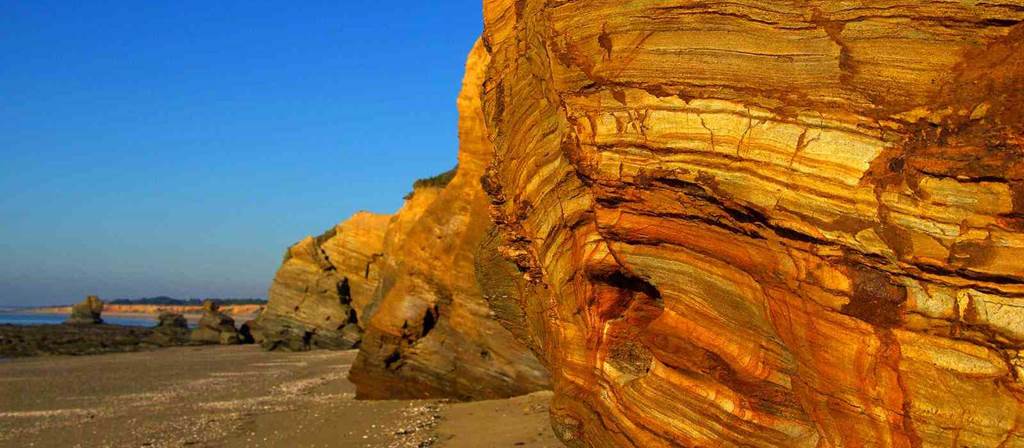 Falaise de la Mine d'Or à Pénestin