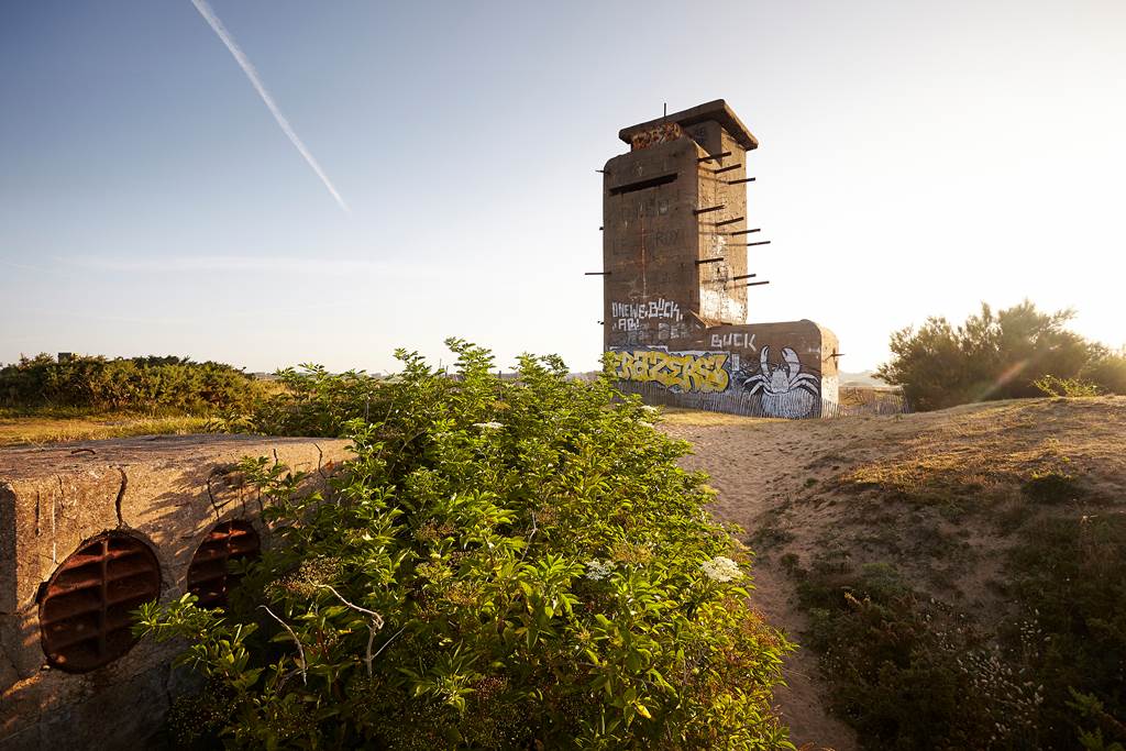 Les vestiges du Mur de l'Atlantique du Bégo